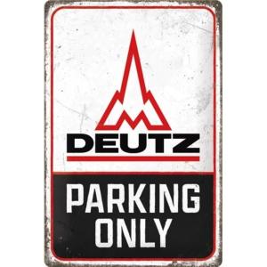 Plaque Deutz Parking Only