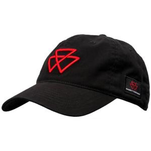 Casquette Massey Ferguson noire avec logo rouge