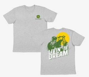 Tee shirt John Deere Livin the dream