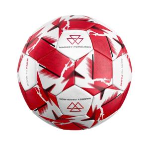 Ballon football rouge Massey Ferguson