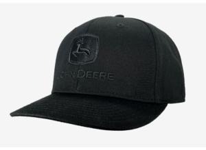 Casquette noire John Deere